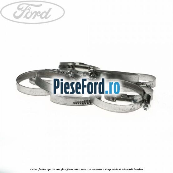Colier furtun apa 70 mm Ford Focus 2011-2014 1.0 EcoBoost 125 cp M1DA, M1DC, M1DD benzina