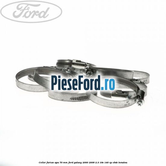 Colier furtun apa 70 mm Ford Galaxy 2000-2006 2.3 16V 140 cp E5SB benzina