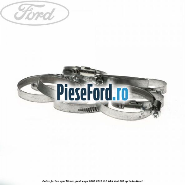 Colier furtun apa 70 mm Ford Kuga 2008-2012 2.0 TDCI 4x4 163 cp TXDA diesel