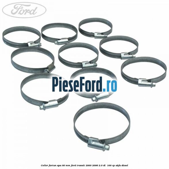 Colier furtun apa 80 mm Ford Transit 2000-2006 2.0 DI  100 cp ABFA diesel
