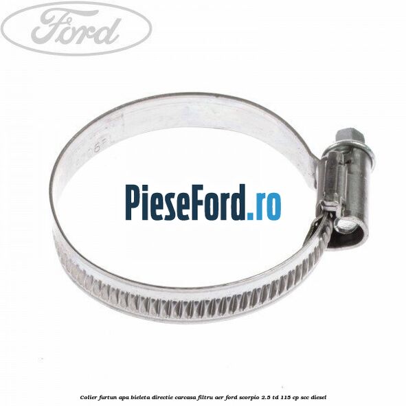 Colier furtun apa, bieleta directie, carcasa filtru aer Ford Scorpio 2.5 TD 115 cp SCC diesel
