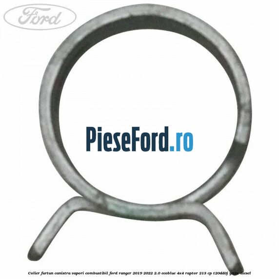 Colier furtun canistra vapori combustibil Ford Ranger 2019-2022 2.0 EcoBlue 4x4 Raptor 213 cp T20DD0J, YN2X diesel