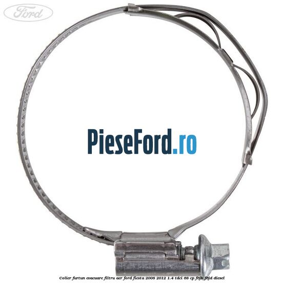 Colier furtun evacuare filtru aer Ford Fiesta 2008-2012 1.4 TDCi 68 cp Colier furtun evacuare filtru aer Ford Fiesta 2008-2012 1.4 TDCi 68 cp F6JB, F6JD diesel