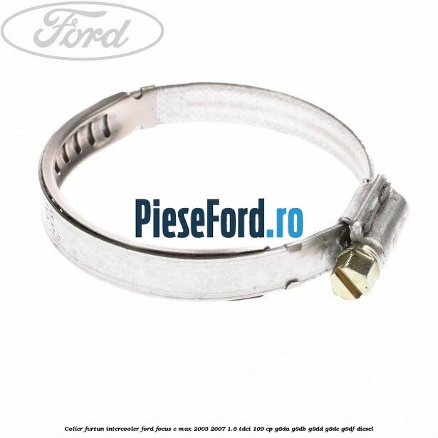 Colier furtun intercooler Ford Focus C-Max 2003-2007 1.6 TDCi 109 cp G8DA, G8DB, G8DD, G8DE, G8DF diesel