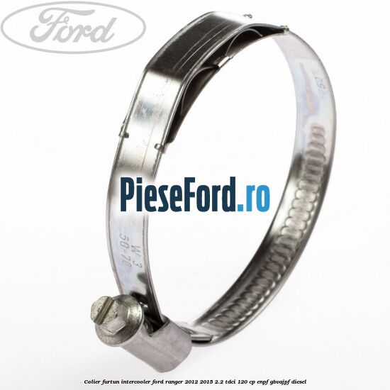 Colier furtun intercooler Ford Ranger 2012-2015 2.2 TDCi 120 cp ENPF, GBVAJPF diesel
