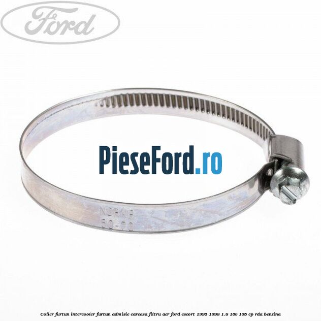 Colier furtun intercooler furtun admisie carcasa filtru aer Ford Escort 1995-1998 1.8 16V 105 cp Colier furtun intercooler furtun admisie carcasa filtru aer Ford Escort 1995-1998 1.8 16V 105 cp RDA benzina
