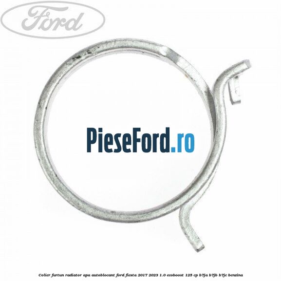 Colier furtun radiator apa autoblocant Ford Fiesta 2017-2023 1.0 EcoBoost 125 cp