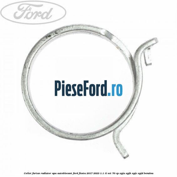 Colier furtun radiator apa autoblocant Ford Fiesta 2017-2023 1.1 Ti-VCT 70 cp XPJA, XPJB, XPJC, XPJD benzina