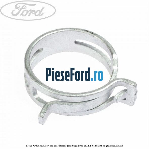 Colier furtun radiator apa autoblocant Ford Kuga 2008-2012 2.0 TDCi 136 cp G6DG, UKDA diesel