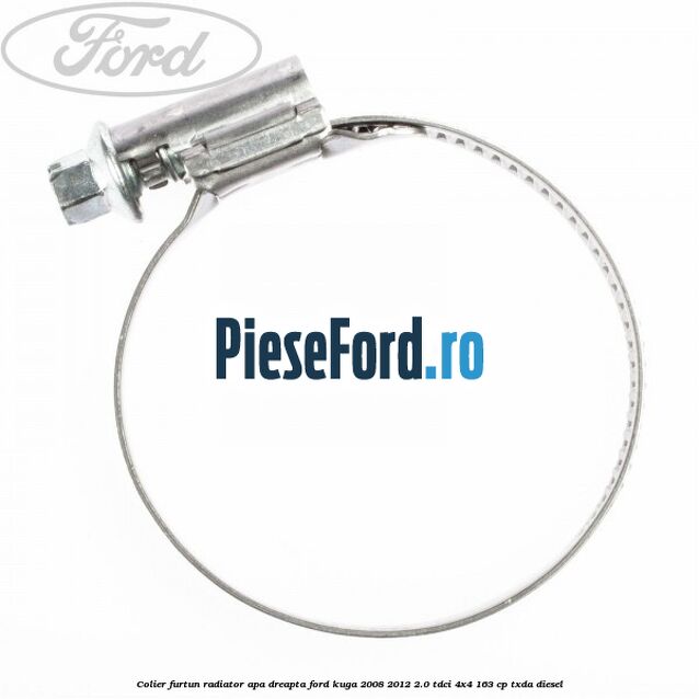 Colier furtun radiator apa dreapta Ford Kuga 2008-2012 2.0 TDCI 4x4 163 cp TXDA diesel
