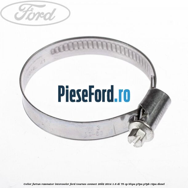 Colier furtun rezonator intercooler Ford Tourneo Connect 2002-2014 1.8 Di 75 cp BHPA, P7PA, P7PB, R2PA diesel