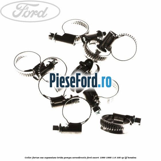 Colier furtun vas expansiune, brida pompa servodirectie Ford Escort 1990-1995 1.6 105 cp LJF benzina