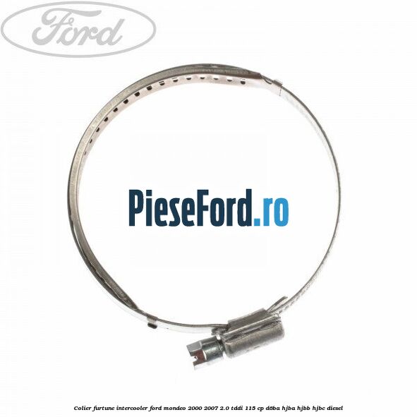 Colier furtune intercooler Ford Mondeo 2000-2007 2.0 TDDI 115 cp D6BA, HJBA, HJBB, HJBC diesel