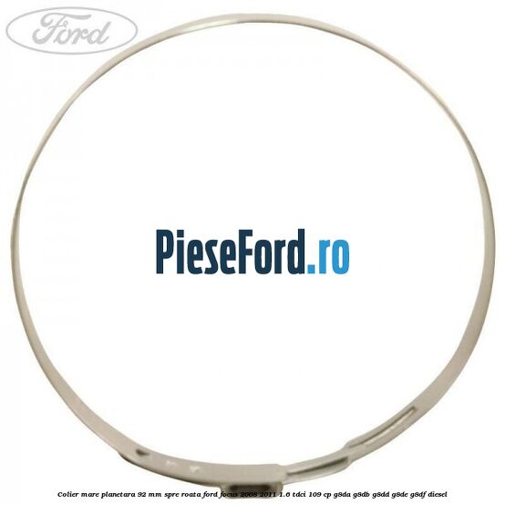 Colier mare planetara 92 mm spre roata Ford Focus 2008-2011 1.6 TDCi 109 cp G8DA, G8DB, G8DD, G8DE, G8DF diesel