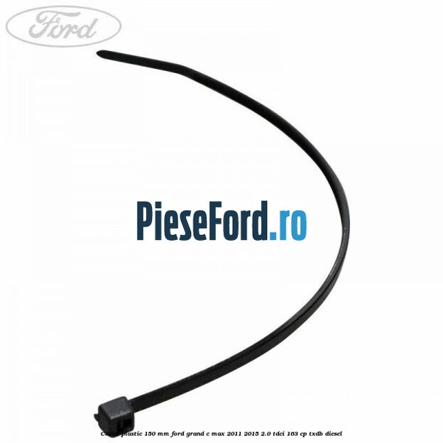 Colier plastic 150 mm Ford Grand C-Max 2011-2015 2.0 TDCi 163 cp TXDB diesel