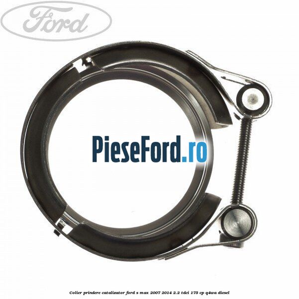 Colier prindere catalizator Ford S-Max 2007-2014 2.2 TDCi 175 cp Q4WA diesel
