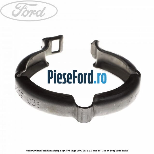 Colier prindere conducta supapa EGR Ford Kuga 2008-2012 2.0 TDCi 4x4 136 cp G6DG, UKDA diesel