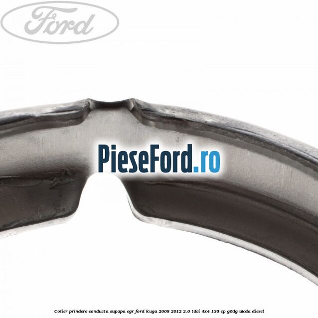 Colier prindere conducta supapa EGR Ford Kuga 2008-2012 2.0 TDCi 4x4 136 cp G6DG, UKDA diesel