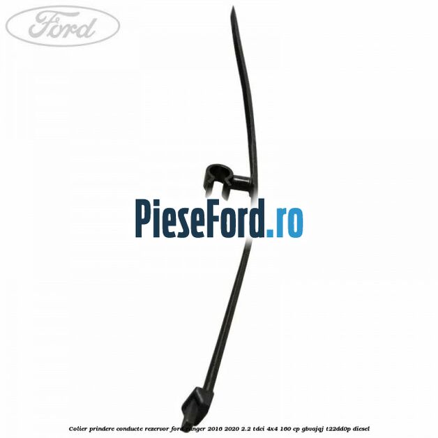 Colier prindere conducte rezervor Ford Ranger 2016-2020 2.2 TDCi 4x4 160 cp Colier prindere conducte rezervor Ford Ranger 2016-2020 2.2 TDCi 4x4 160 cp GBVAJQJ, T22DD0P diesel