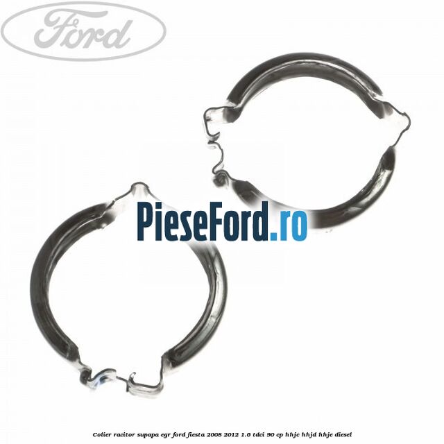 Colier racitor supapa egr Ford Fiesta 2008-2012 1.6 TDCi 90 cp HHJC, HHJD, HHJE diesel