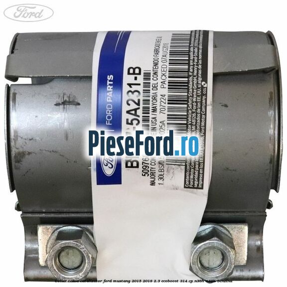 Colier teava catalizator Ford Mustang 2015-2018 2.3 EcoBoost 314 cp N38H, N48H benzina