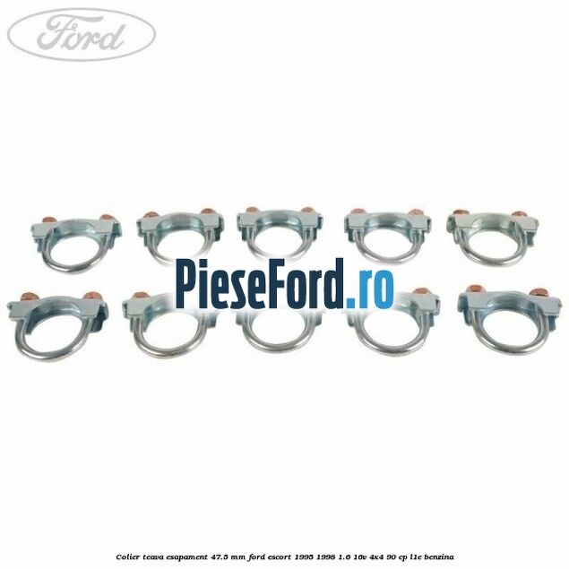 Colier teava esapament 47.5 MM Ford Escort 1995-1998 1.6 16V 4x4 90 cp L1E benzina
