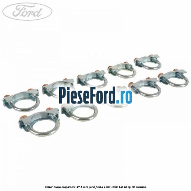 Colier teava esapament 47.5 MM Ford Fiesta 1989-1996 1.0 45 cp TLB benzina