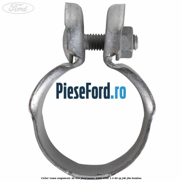 Colier teava esapament 48 mm Ford Escort 1990-1995 1.3 60 cp J4B, J6A benzina