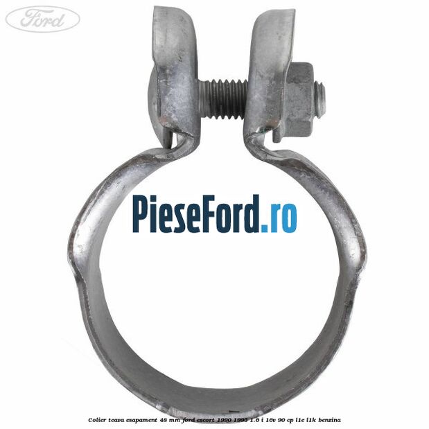 Colier teava esapament 48 mm Ford Escort 1990-1995 1.6 i 16V 90 cp L1E, L1K benzina