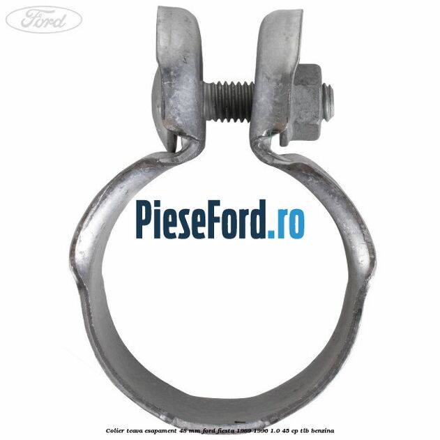 Colier teava esapament 48 mm Ford Fiesta 1989-1996 1.0 45 cp TLB benzina