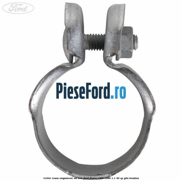 Colier teava esapament 48 mm Ford Fiesta 1989-1996 1.1 50 cp G6A benzina