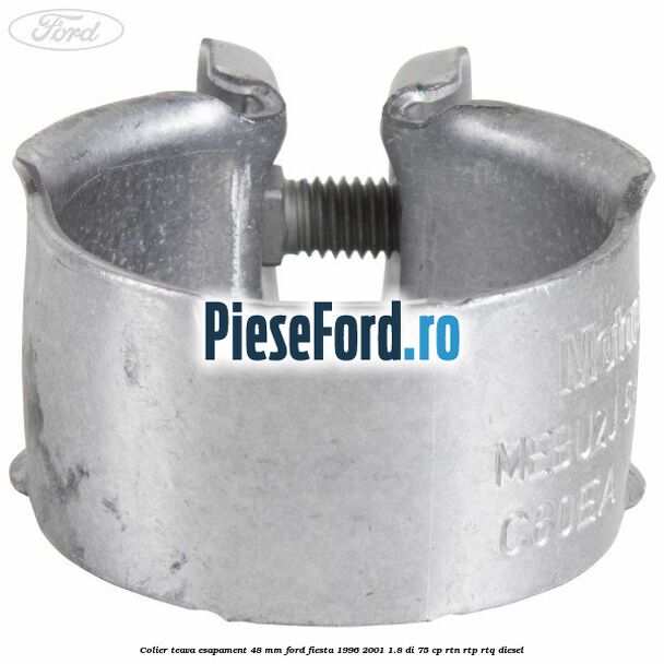 Colier teava esapament 48 mm Ford Fiesta 1996-2001 1.8 DI 75 cp RTN, RTP, RTQ diesel