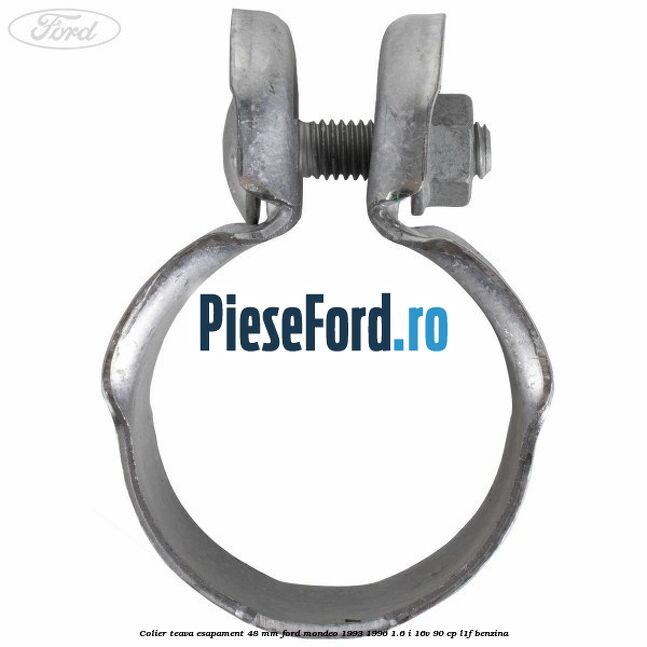 Colier teava esapament 48 mm Ford Mondeo 1993-1996 1.6 i 16V 90 cp L1F benzina