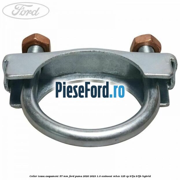 Colier teava esapament 57 MM Ford Puma 2020-2023 1.0 EcoBoost mHEV 125 cp B7JA, B7JB Hybrid