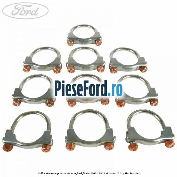 Colier teava esapament 64 MM Ford Fiesta 1989-1996 1.6 Turbo 131 cp LHA benzina