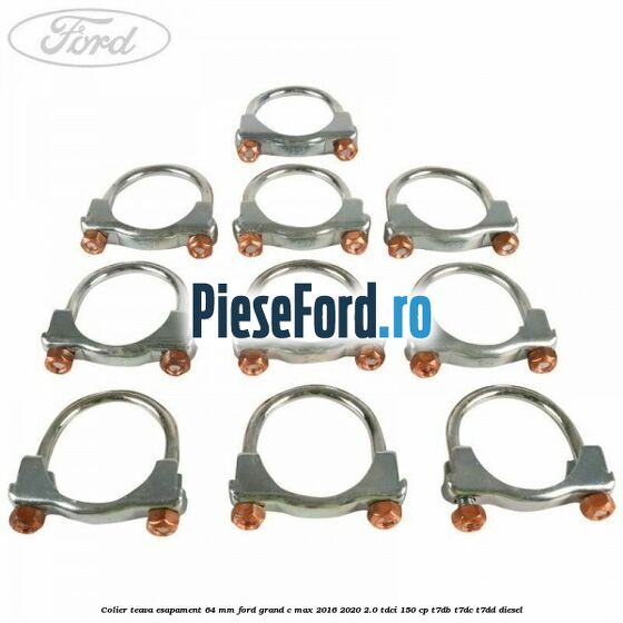 Colier teava esapament 64 MM Ford Grand C-Max 2016-2020 2.0 TDCi 150 cp T7DB, T7DC, T7DD diesel