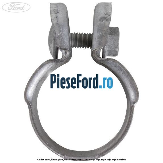 Colier toba finala Ford Fiesta 2008-2012 1.25 82 cp SNJA, SNJB, SNJC, SNJD benzina