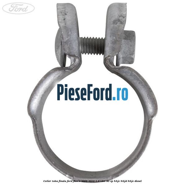 Colier toba finala Ford Fiesta 2008-2012 1.6 TDCi 90 cp HHJC, HHJD, HHJE diesel