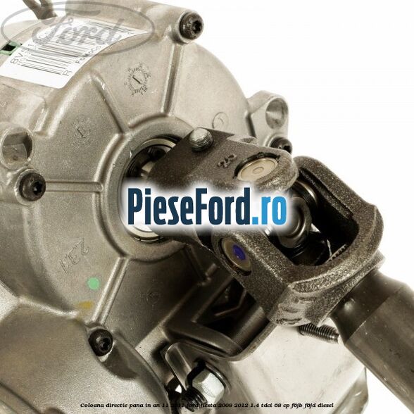 Coloana directie pana in an 11/2011 Ford Fiesta 2008-2012 1.4 TDCi 68 cp F6JB, F6JD diesel