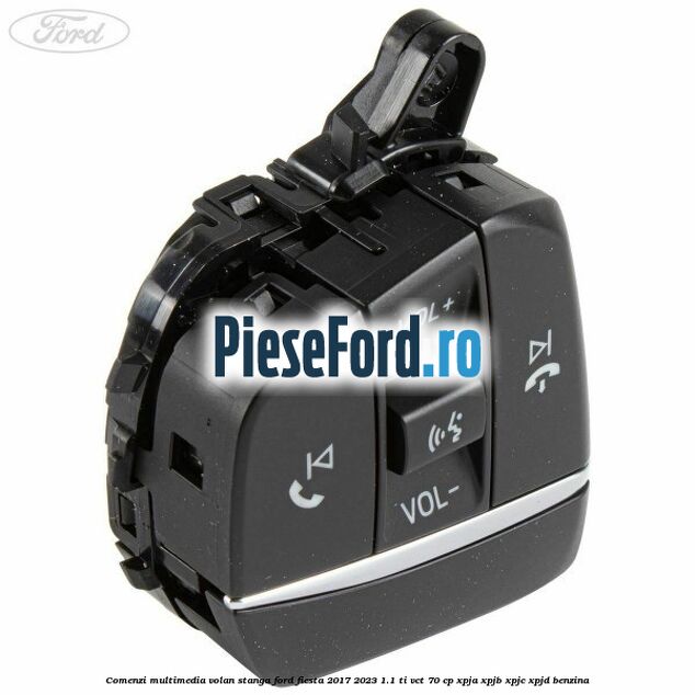 Comenzi multimedia volan stanga Ford Fiesta 2017-2023 1.1 Ti-VCT 70 cp XPJA, XPJB, XPJC, XPJD benzina