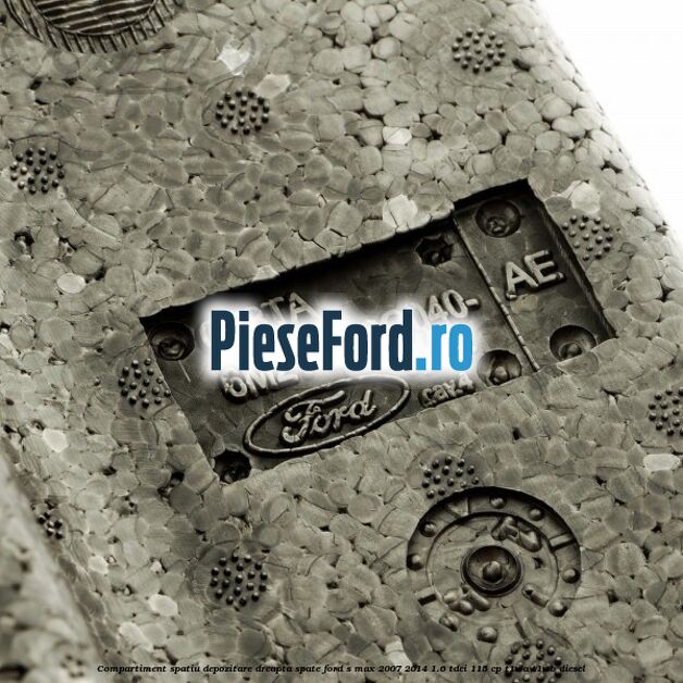 Compartiment spatiu depozitare dreapta spate Ford S-Max 2007-2014 1.6 TDCi 115 cp T1WA, T1WB diesel
