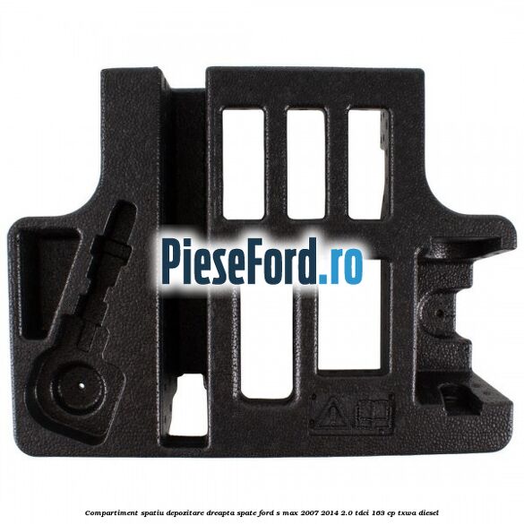 Compartiment spatiu depozitare dreapta spate Ford S-Max 2007-2014 2.0 TDCi 163 cp TXWA diesel