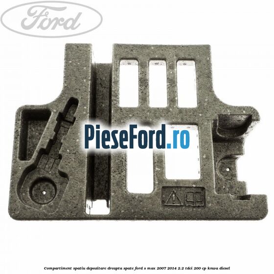 Compartiment spatiu depozitare dreapta spate Ford S-Max 2007-2014 2.2 TDCi 200 cp KNWA diesel