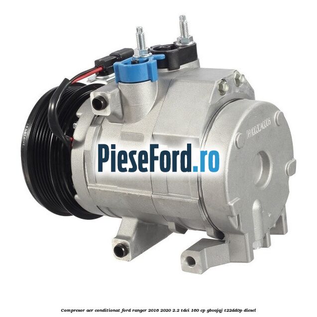 Compresor aer conditionat Ford Ranger 2016-2020 2.2 TDCi 160 cp GBVAJQJ, T22DD0P diesel