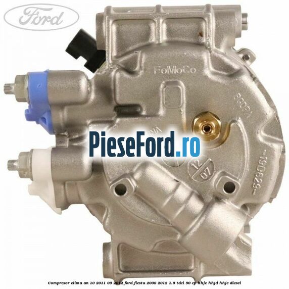 Compresor clima an 10/2011-09/2012 Ford Fiesta 2008-2012 1.6 TDCi 90 cp HHJC, HHJD, HHJE diesel