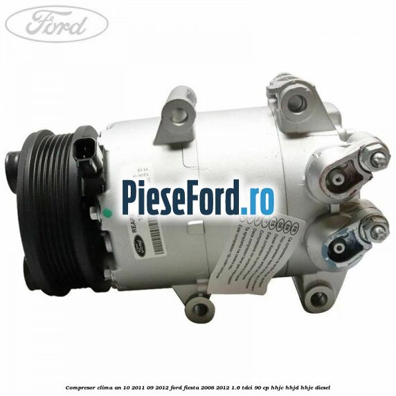 Compresor clima an 10/2011-09/2012 Ford Fiesta 2008-2012 1.6 TDCi 90 cp HHJC, HHJD, HHJE diesel