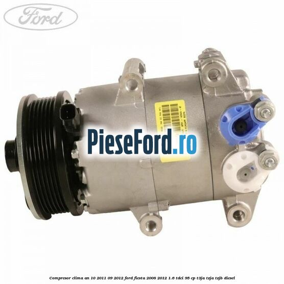 Compresor clima an 10/2011-09/2012 Ford Fiesta 2008-2012 1.6 TDCi 95 cp T3JA, TZJA, TZJB diesel