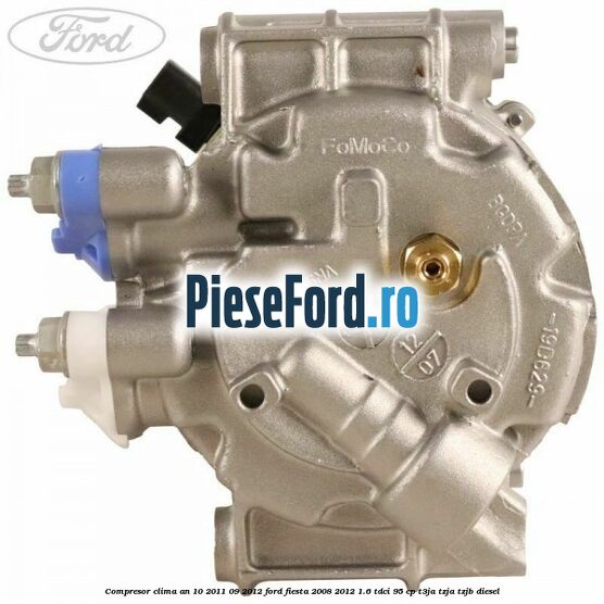 Compresor clima an 10/2011-09/2012 Ford Fiesta 2008-2012 1.6 TDCi 95 cp T3JA, TZJA, TZJB diesel