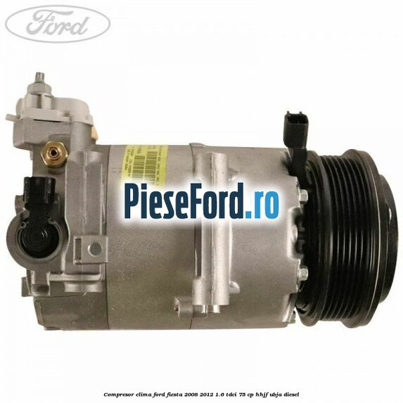 Compresor clima Ford Fiesta 2008-2012 1.6 TDCi 75 cp HHJF, UBJA diesel