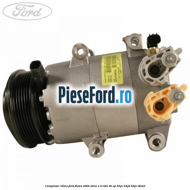 Compresor clima Ford Fiesta 2008-2012 1.6 TDCi 90 cp HHJC, HHJD, HHJE diesel